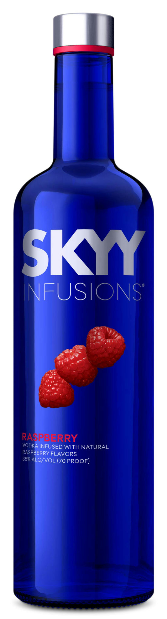 Skyy Vodka Infusions Raspberry 750ml - Buy at Sip N Burn Liquors for a refreshing twist on your cocktails with premium raspberry-flavored vodka.