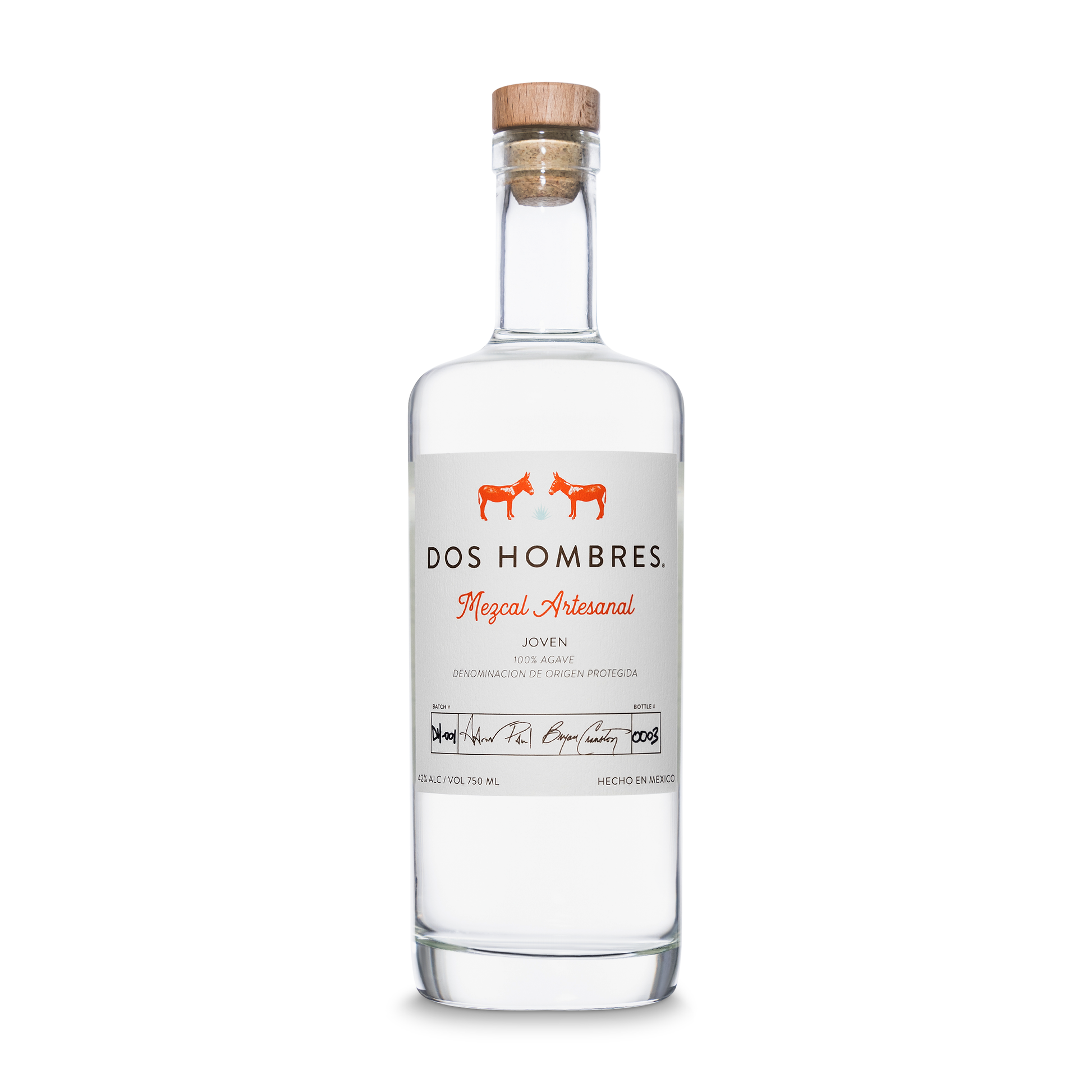 Dos Hombres Espadin Mezcal available at Sip N Burn Liquors, featuring artisanal craftsmanship and authentic agave flavor for a premium drinking experience.