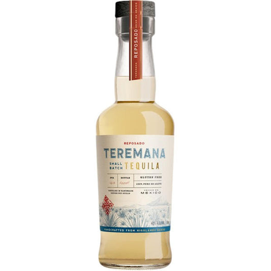 Teremana Reposado Tequila Mini bottle from Sip N Burn Liquors, ideal for sampling premium tequila with rich flavors and smooth finish.