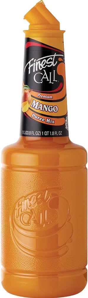 Finest Call Premium Mango Puree Mix available at Sip N Burn Liquors, perfect for cocktails and beverages.