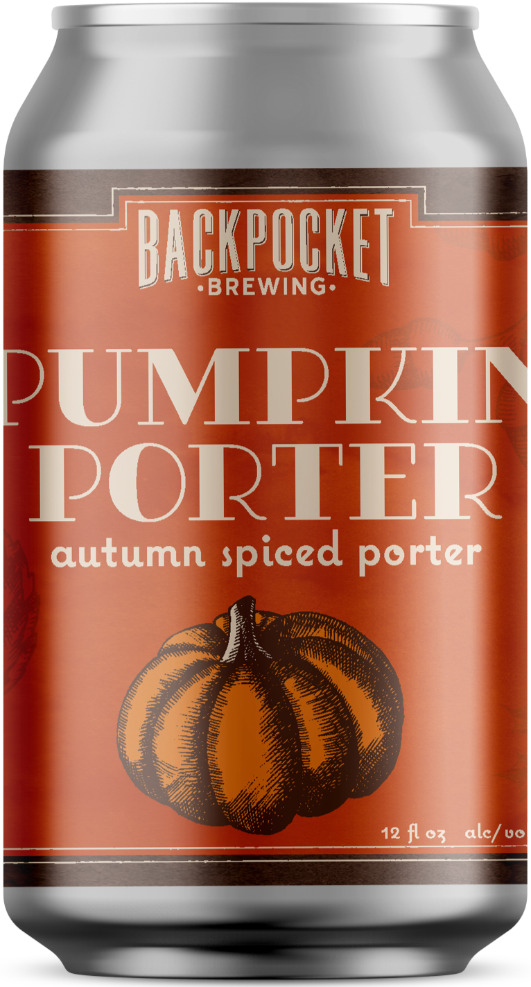 Backpocket Pumpkin Ale available at Sip N Burn Liquors - rich, flavorful autumn brew with hints of pumpkin and spices.