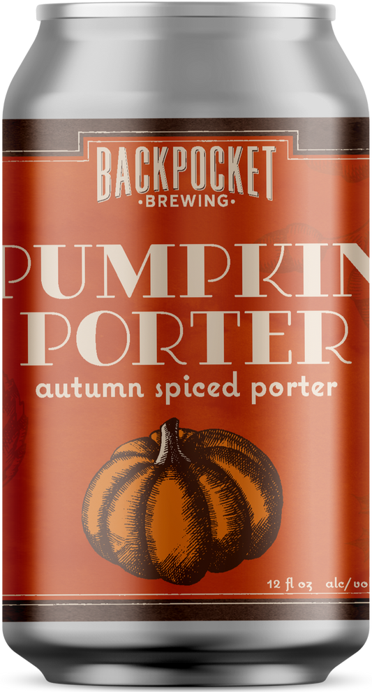 Backpocket Pumpkin Ale available at Sip N Burn Liquors - rich, flavorful autumn brew with hints of pumpkin and spices.