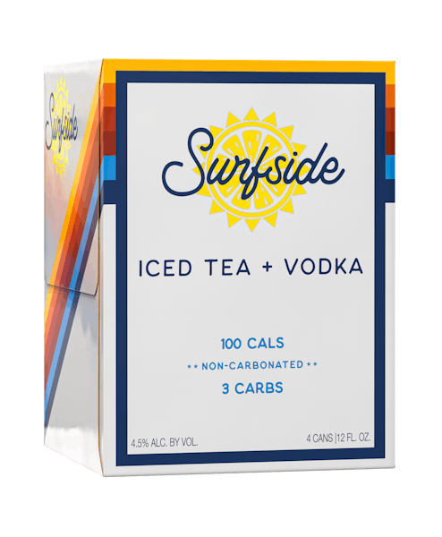 Surfside Iced Tea Vodka 12oz - Refreshing beverage from Sip N Burn Liquors, perfect for summer gatherings and outdoor parties. Enjoy the sweet taste of iced tea blended with smooth vodka for a delicious cocktail option.