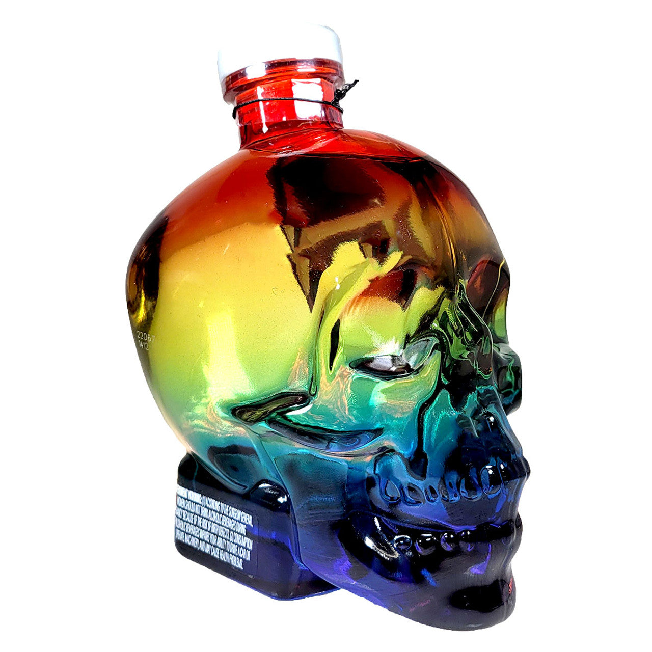 Crystal Head Pride Vodka available at Sip N Burn Liquors, a premium handcrafted vodka featuring a vibrant rainbow design, perfect for celebrating diversity and inclusivity.