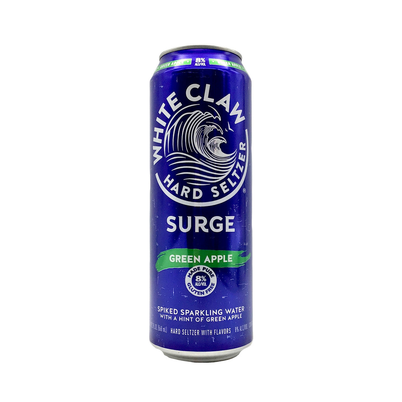 White Claw Surge Green Apple 19.2oz at Sip N Burn Liquors - refreshing hard seltzer with bold flavor.