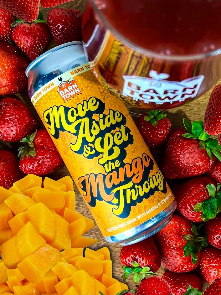 Barn Town Mango & Strawberry at Sip N Burn Liquors - Refreshing fruit-infused beverage blend.