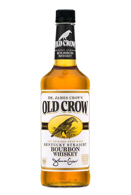 Old Crow Bourbon Whiskey 750ml bottle available at Sip N Burn Liquors, high-quality bourbon with a rich flavor profile perfect for sipping or mixing.