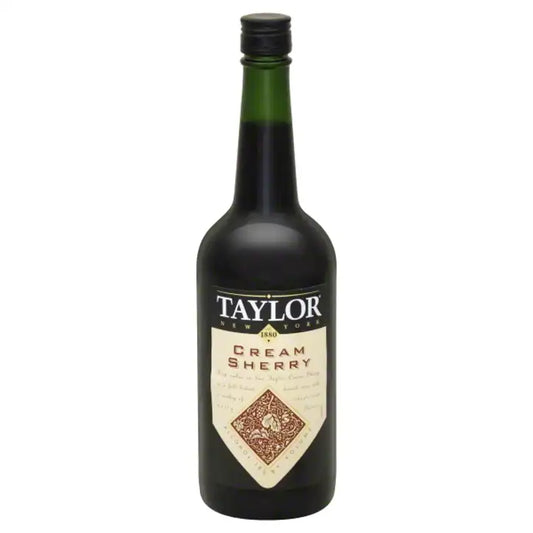 Taylor Wine Company Cream Sherry - Dessert Fortified Wine from New York - 750ml Bottle available at Sip N Burn Liquors, perfect for enhancing your dessert experience.