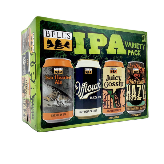 Bell's IPA Variety Pack 12oz - Craft beer selection from Sip N Burn Liquors featuring a mix of hop-forward flavors.