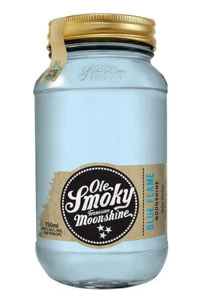 Ole Smoky Blue Flame White Moonshine Whiskey 750ml Bottle from Sip N Burn Liquors - Premium quality moonshine for a unique tasting experience.