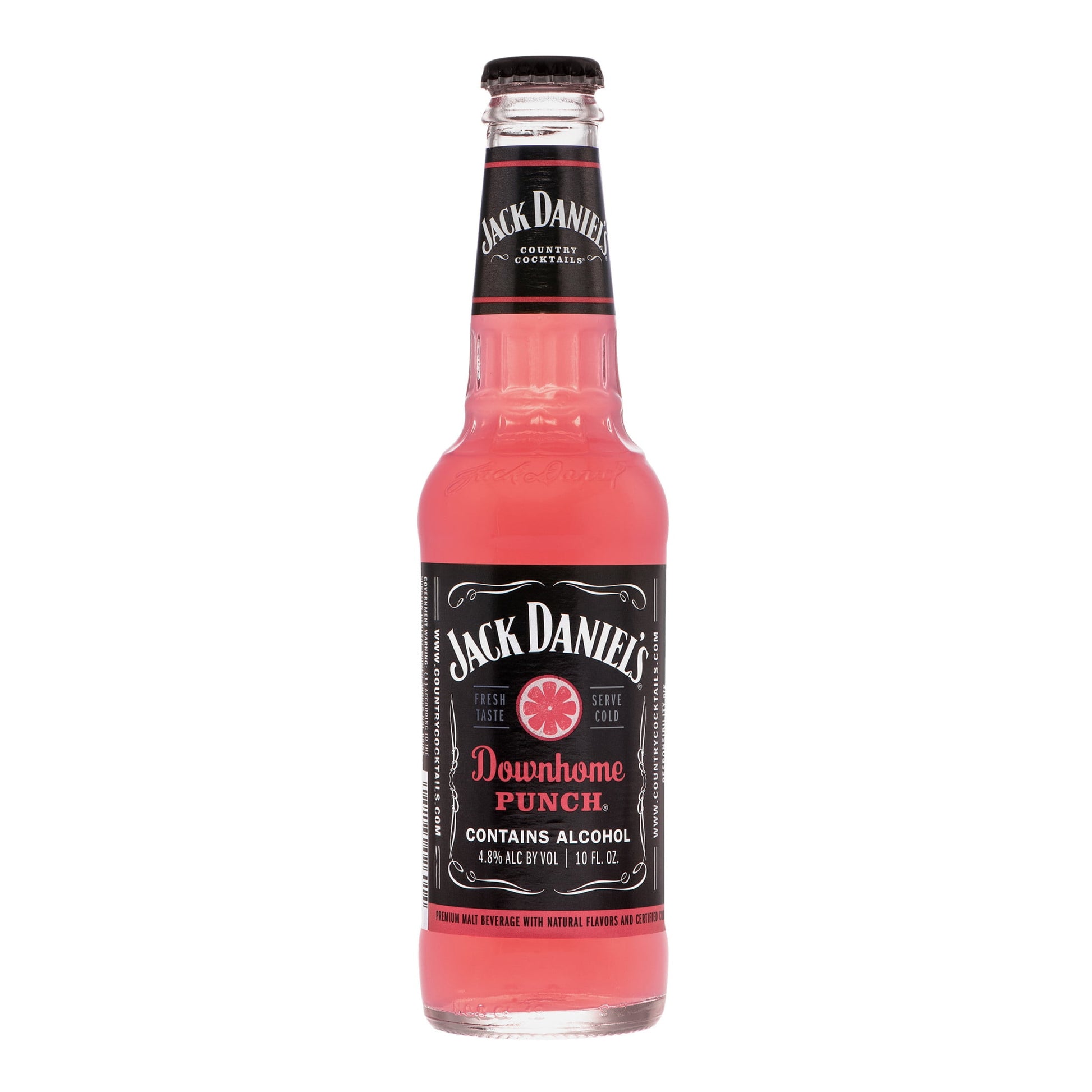 Jack Daniel's Downhome Punch 10oz available at Sip N Burn Liquors, refreshing flavored whiskey drink perfect for any occasion.