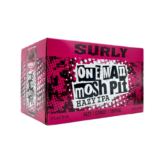 Surly Mosh Pit 6 Pack - Craft Beer from Sip N Burn Liquors, featuring a bold blend of hops and flavor ideal for beer enthusiasts.