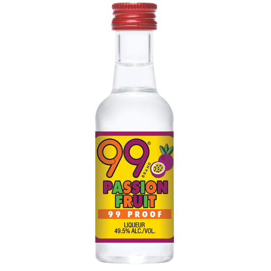 Passion fruit flavored liquor 50ml bottle from Sip N Burn Liquors, vibrant and refreshing tropical taste.