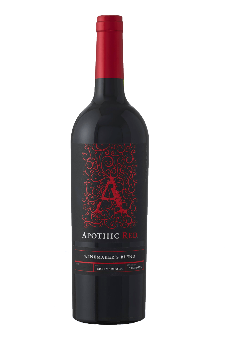 Apothic Red wine bottle from Sip N Burn Liquors, rich in flavor with notes of dark fruit and hints of vanilla, perfect for any occasion.