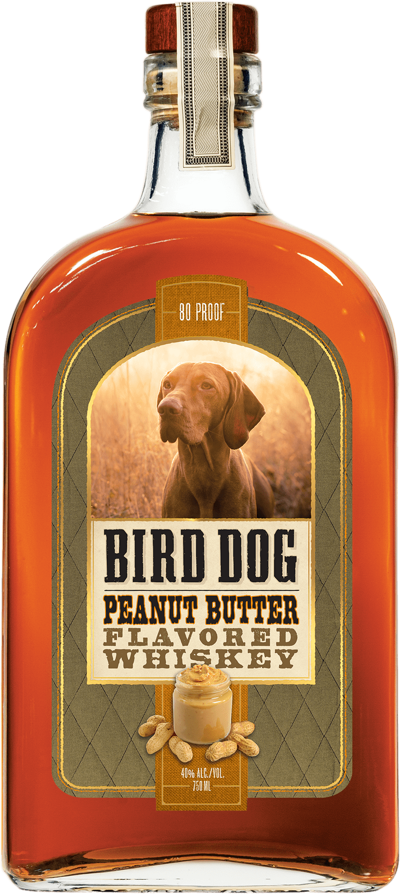 Bird Dog Whiskey Peanut Butter Whiskey Flavored 750ml Bottle - Sip N Burn Liquors