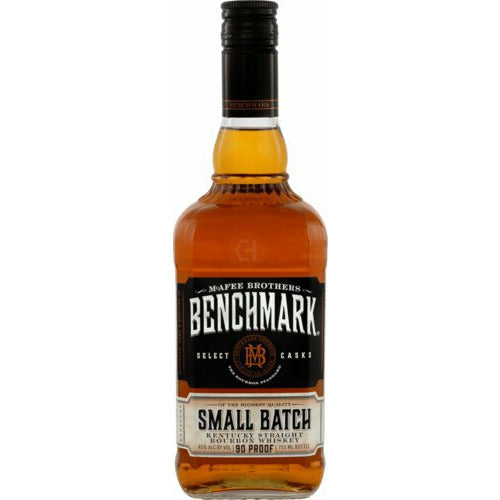 Benchmark Hand Pick Small Batch Bourbon Whiskey 750ml Bottle from Sip N Burn Liquors, premium quality bourbon with rich flavor notes.