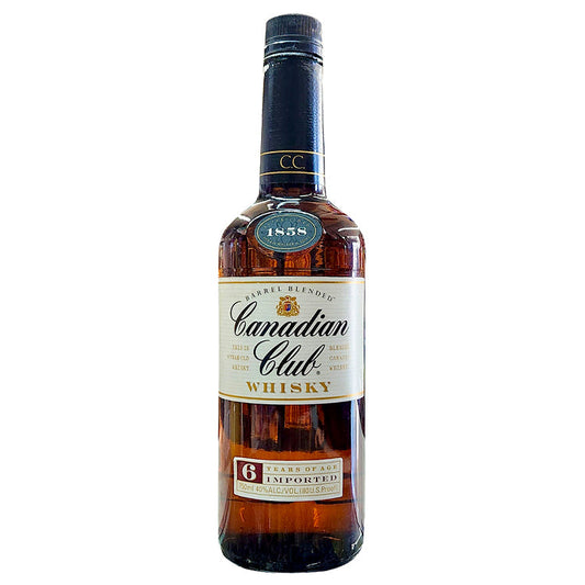 Canadian Club Canadian Whisky 6 Year 750ml bottle available at Sip N Burn Liquors, smooth and rich flavor perfect for sipping or mixing.