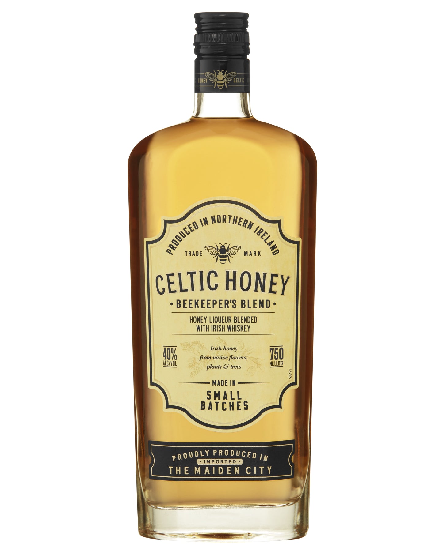 Celtic Honey BeeKeepers Blend whiskey available at Sip N Burn Liquors, showcasing a unique honey-infused flavor profile perfect for connoisseurs.