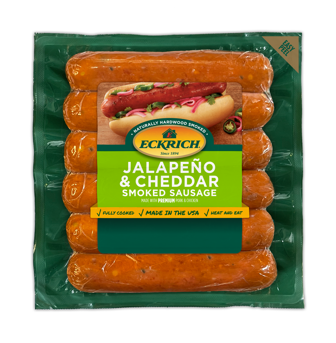 Sausage and Jalapeño Cheese from Sip N Burn Liquors, perfect for snacking and entertaining.