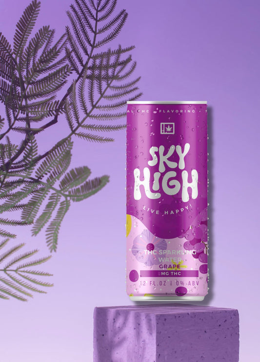 Sky High Grape 4pk from Sip N Burn Liquors - Premium flavored beverage in a convenient four-pack, perfect for parties and gatherings.