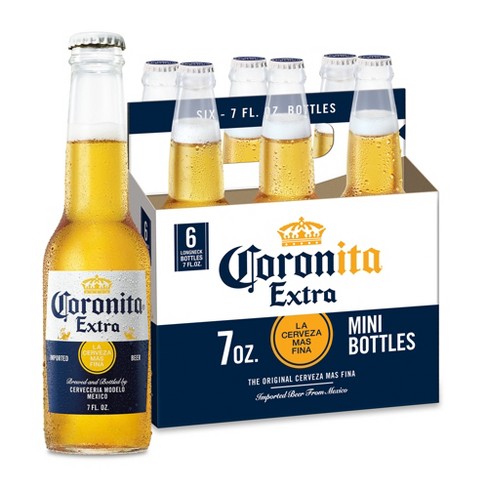 Extra Coronita American-Style Lager by Corona 7oz Bottles from Sip N Burn Liquors, refreshing Mexican lager perfect for social gatherings and celebrations.