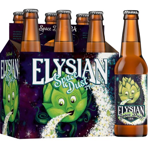 Elysian Space Dust IPA Ale - 6x 12oz Bottles from Sip N Burn Liquors, premium craft beer with citrus and hoppy flavors.