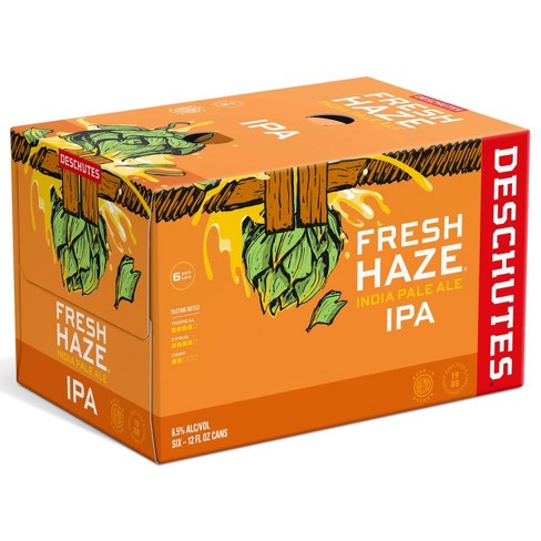 Deschutes Brewery Fresh Haze IPA Ale - 6x 12oz Cans - Refreshing craft beer from Sip N Burn Liquors