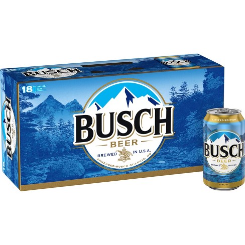 Busch Beer Limited Edition 12.0 Fl Oz 18 Pack available at Sip N Burn Liquors