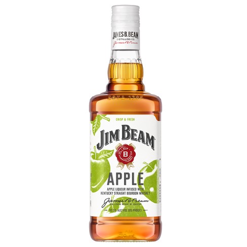 Jim Beam Apple Bourbon Whiskey 750ml Bottle - sip N Burn Liquors, irresistible apple flavor blended with classic bourbon for a unique taste experience