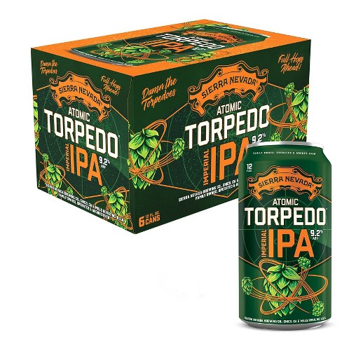 Sierra Nevada Atomic Torpedo IPA Cans 12oz from Sip N Burn Liquors – premium craft beer with bold hoppy flavor.