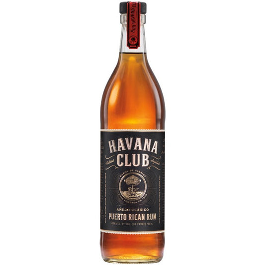 Havana Club Anejo Clasico Rum 750ml available at Sip N Burn Liquors, premium aged rum with rich flavors perfect for cocktails or sipping