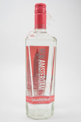 New Amsterdam Grapefruit Flavored Vodka 750ml Bottle available at Sip N Burn Liquors, refreshing grapefruit infusion for delightful cocktails and mixers.