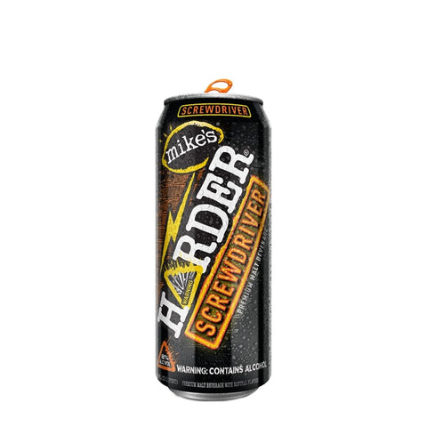 Mike's HARDER Screwdriver available at Sip N Burn Liquors - refreshing citrus-flavored malt beverage with a bold kick