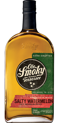 Ole Smoky Salty Watermelon Whiskey 750ml Bottle available at Sip N Burn Liquors, perfect for summer cocktails and refreshing drinks.