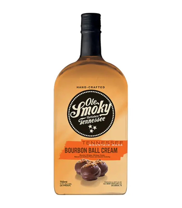 Ole Smoky Bourbon Ball Whisky Ready-to-drink 750ml Bottle from Sip N Burn Liquors, rich flavors of chocolate and bourbon for a delightful indulgence.