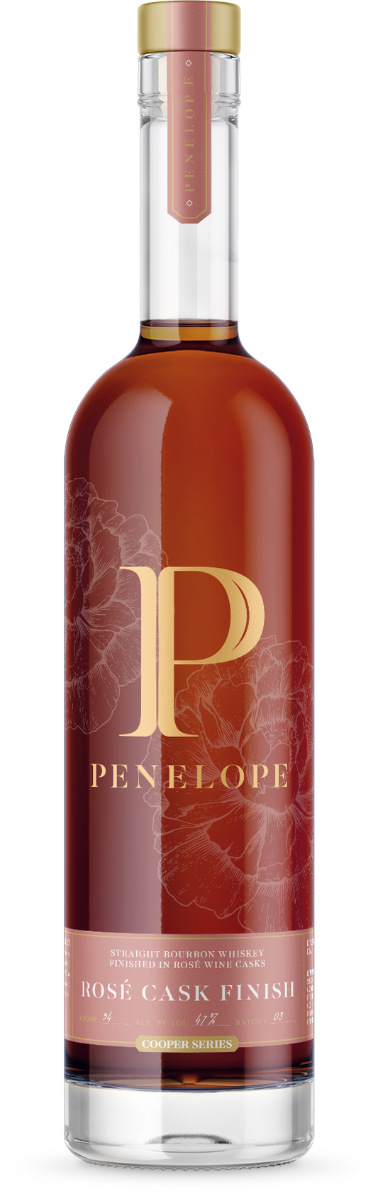 Penelope Rose Cask Finish Straight Bourbon Whiskey Batch #5 750ml available at Sip N Burn Liquors