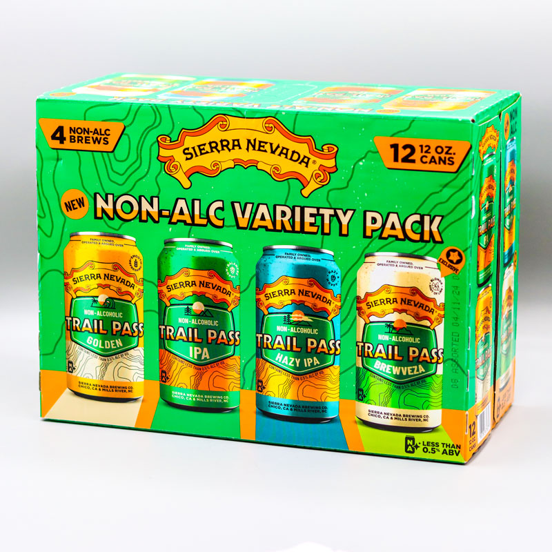 Sierra Nevada Non Alcoholic 12pk from Sip N Burn Liquors, refreshing alcohol-free beer option.