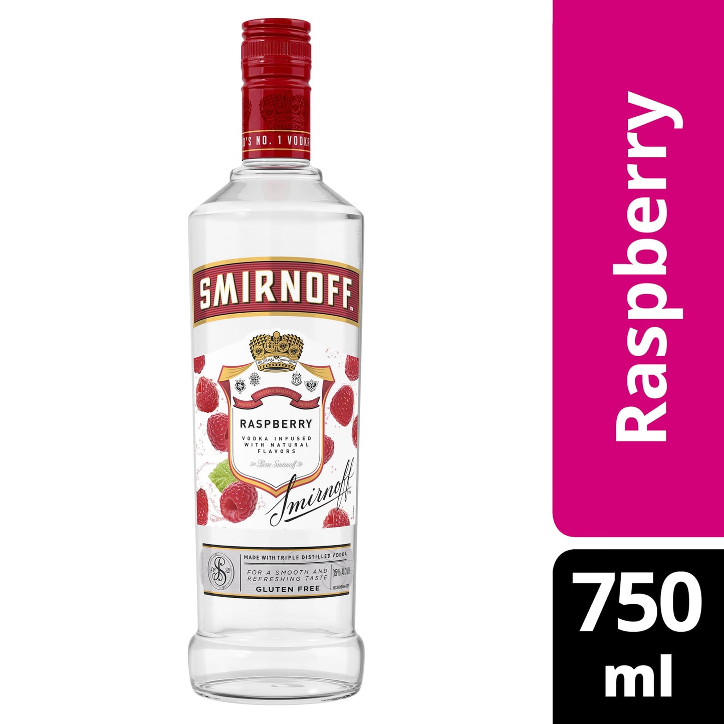 Raspberry Vodka from Sip N Burn Liquors - premium flavored vodka perfect for cocktails and mixed drinks.