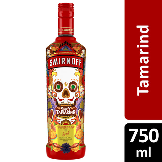 Smirnoff Spicy Tamarind Flavored Vodka 750ml Bottle available at Sip N Burn Liquors, perfect for cocktails and unique drink recipes.