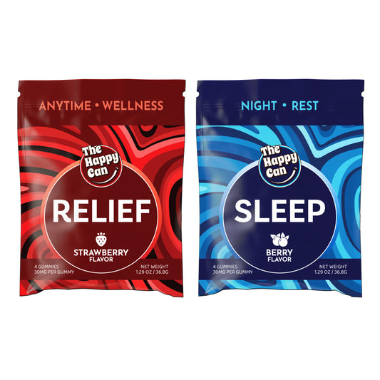 Happy Can Sleep 30mg - premium sleep aid available at Sip N Burn Liquors for restful nights and rejuvenated mornings.