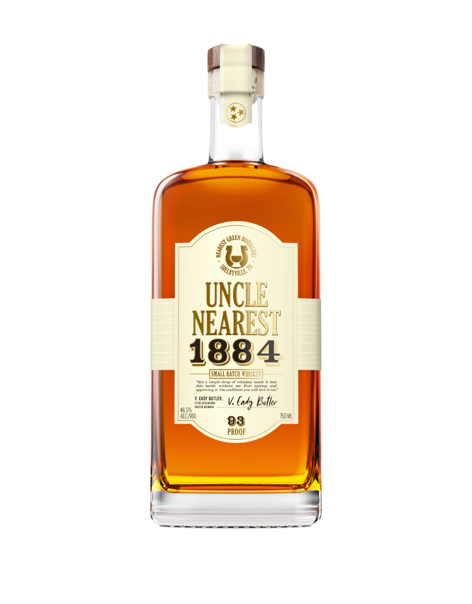 Uncle Nearest 1884 Whiskey 750ml bottle for sale at Sip N Burn Liquors, premium Tennessee whiskey with rich flavor and smooth finish.