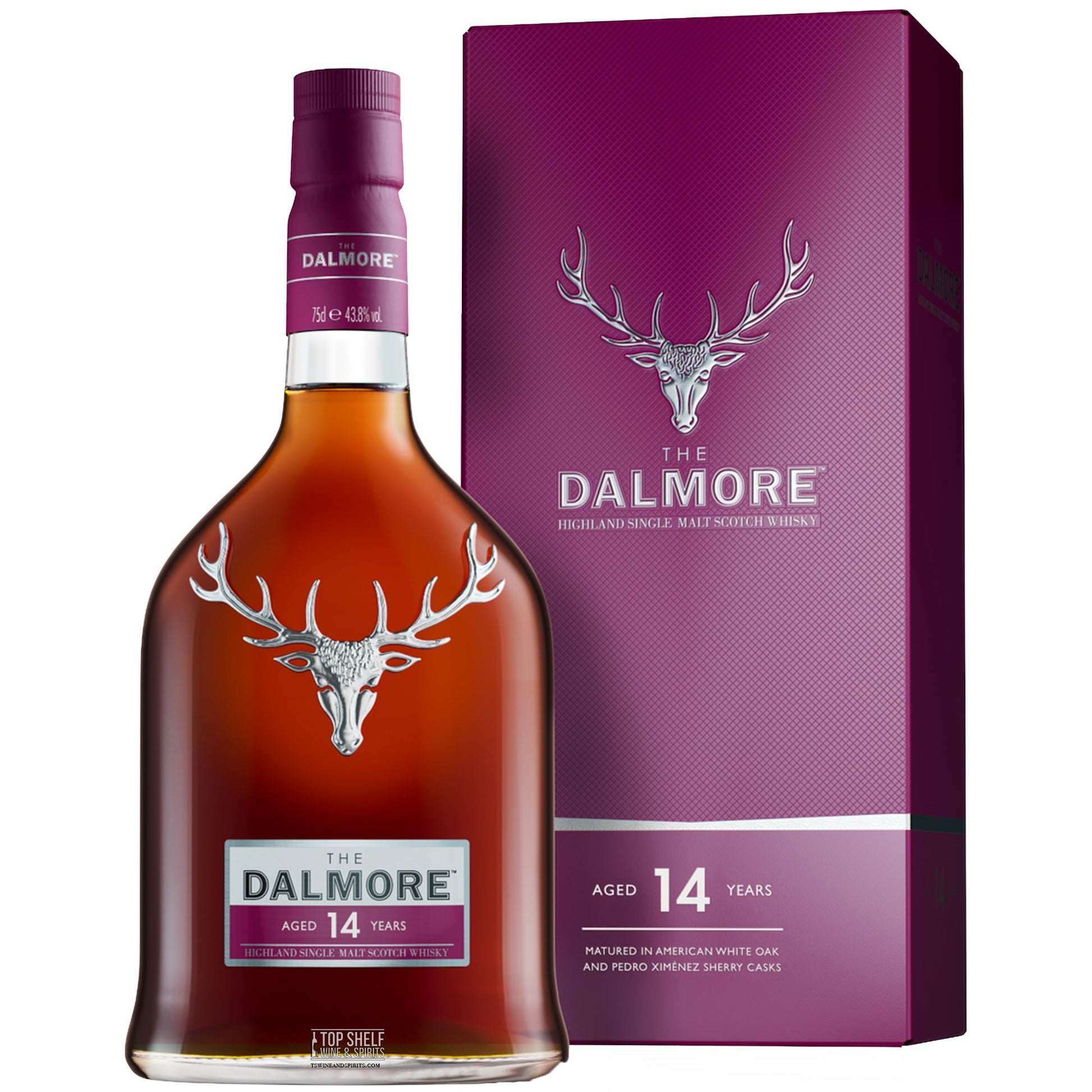 Dalmore 14 Year Sherry Cask 750ml available at Sip N Burn Liquors, rich single malt Scotch whisky with sherry cask influence, perfect for whisky enthusiasts.