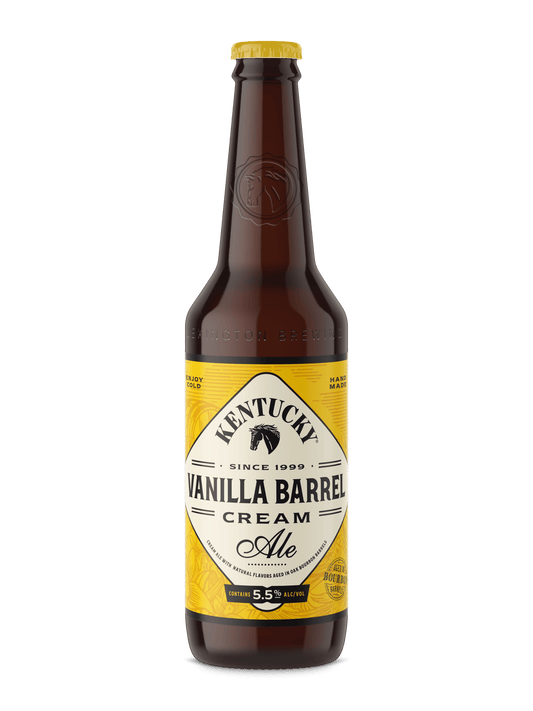 Kentucky Vanilla Barrel Cream Ale from Lexington Brewing & Distilling Co., available in a pack of 6x 12oz bottles at Sip N Burn Liquors, rich vanilla flavor with a smooth finish