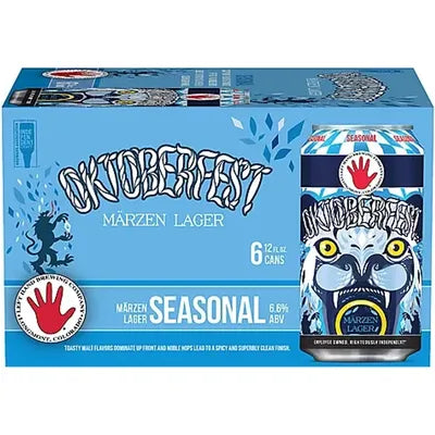 Oktoberfest Beer - 6x 12oz Cans from Sip N Burn Liquors, perfect for celebrations and gatherings.