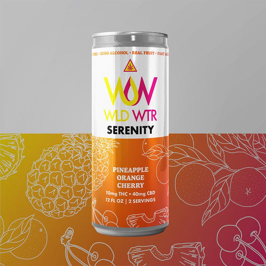 WLD WTR Cherry Lemonade THC Sota Pop - Refreshing cannabis-infused beverage from Sip N Burn Liquors, perfect for enjoyable moments.