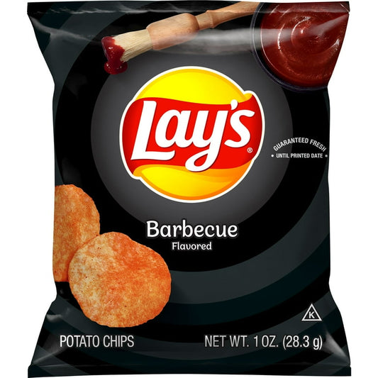 Barbecue Flavored Potato Chips from Sip N Burn Liquors - crunchy, savory snacks perfect for gatherings and pairings.