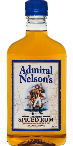 Admiral Nelson Spiced Rum 375ml from Sip N Burn Liquors - premium spiced rum for cocktails and enjoyment.