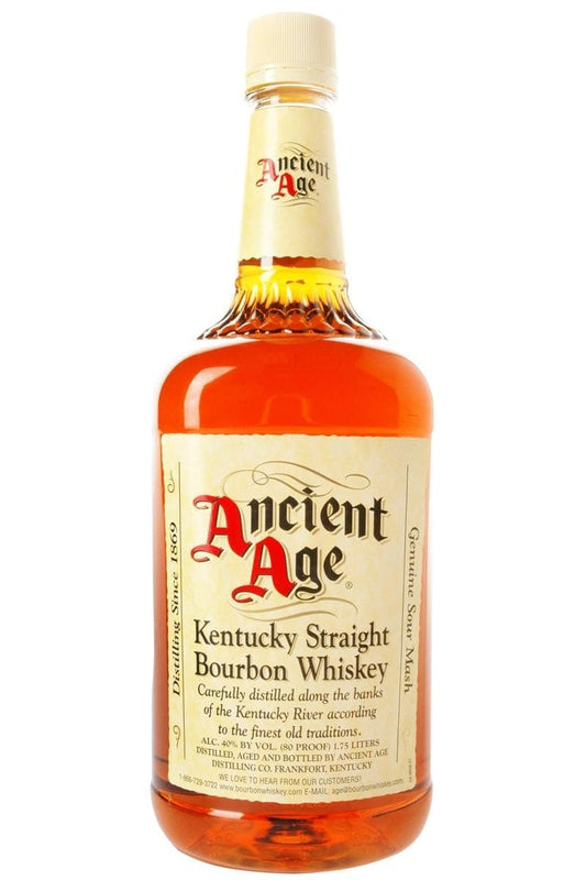 Ancient Age Bourbon 1.75L bottle available at Sip N Burn Liquors, premium American whiskey crafted for smooth flavor and quality enjoyment.