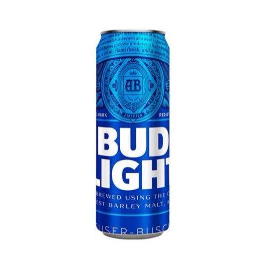 Bud Light Beer 25.0 Oz - Refreshing lager from Sip N Burn Liquors, perfect for any occasion.