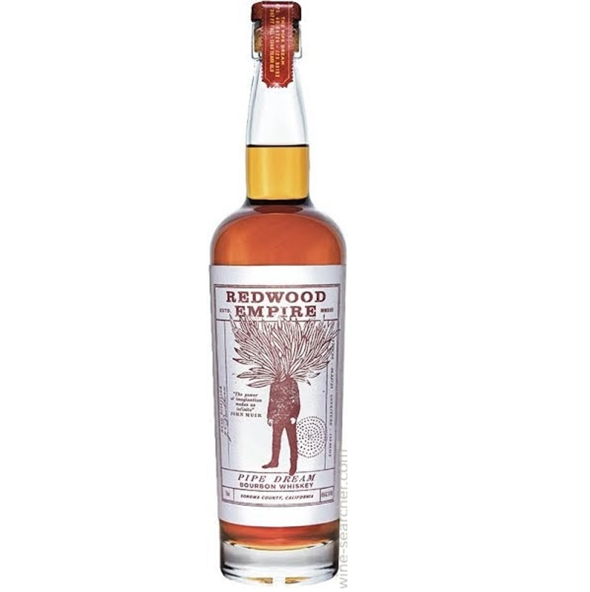 Redwood Empire Pipe Dream Bourbon 750ml bottle available at Sip N Burn Liquors, featuring a rich flavor profile and distinctive packaging.